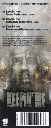 Stereotyp : Keepin' Me Remixes (12")