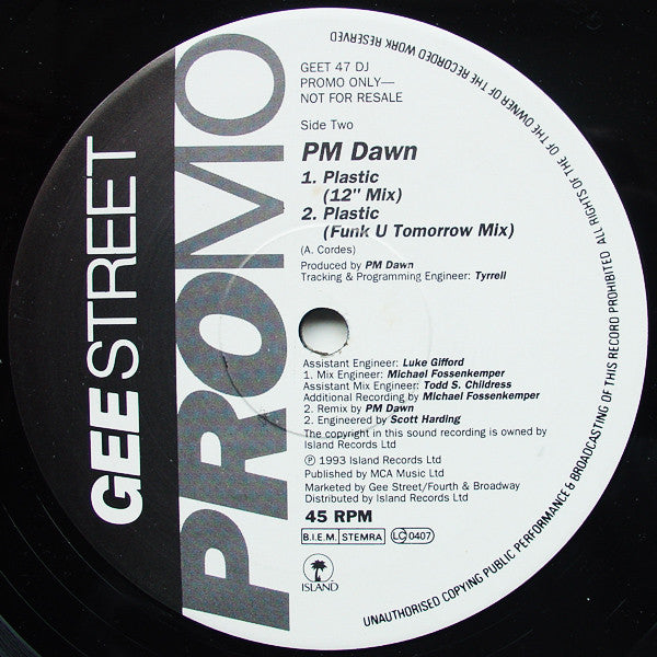PM Dawn* : Looking Through Patient Eyes / Plastic (12", Promo)