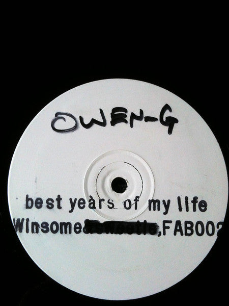 Winsome & Sweetie* : Best Years Of My Life (12", W/Lbl, Sta)