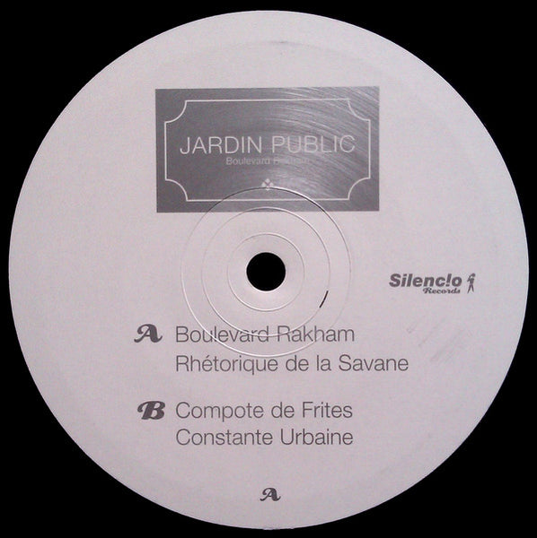Jardin Public : Boulevard Rakham (12")