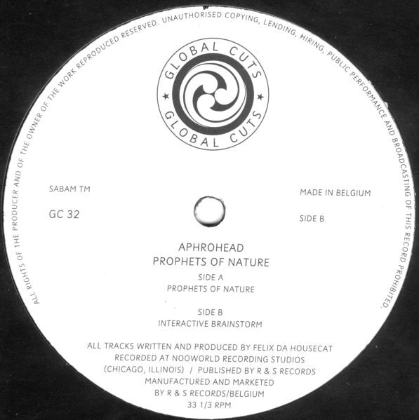 Aphrohead : Prophets Of Nature (12")