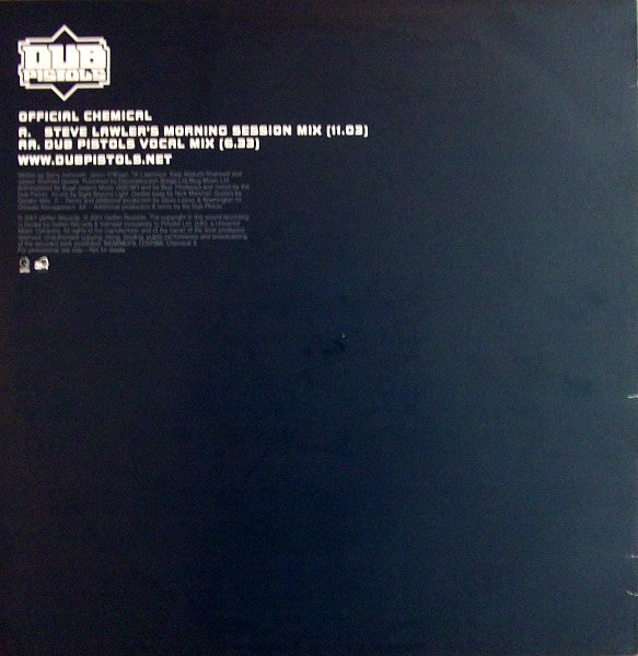 Dub Pistols : Official Chemical (12", Promo)