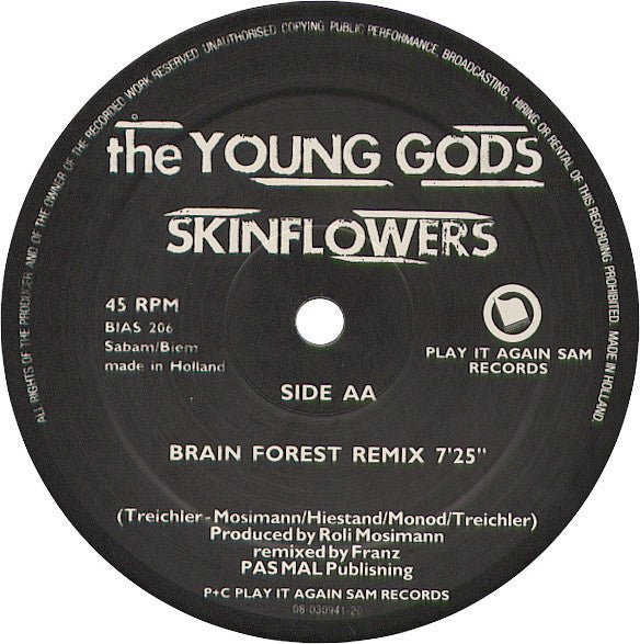 The Young Gods : Skinflowers (12", Single)