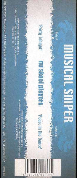 Musical Sniper : Party Tonight / Peace In The Dance (12")