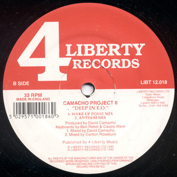 Camacho Project II* : Deep In E.O. (12")