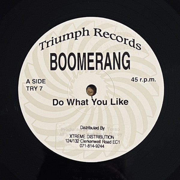 Boomerang : Do What You Like (12")