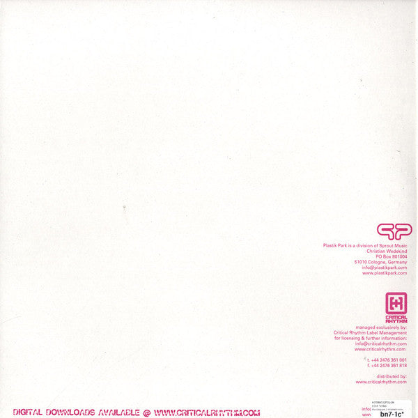 Kosmas Epsilon : Love Song (12")