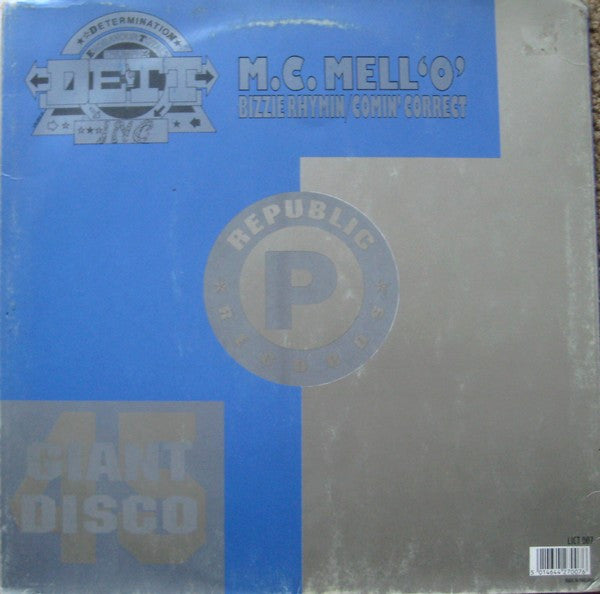 M.C. Mell'O'* : Comin' Correct / Wize  (12")