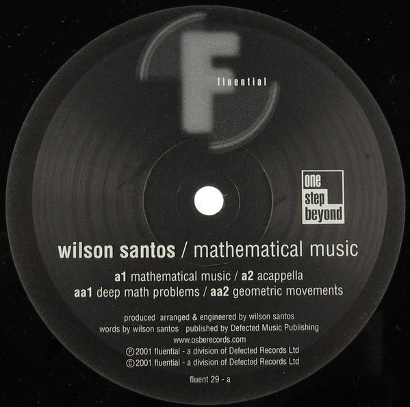 Wilson Santos : Mathematical Music (12")