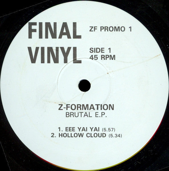 Z-Formation : Brutal E.P. (12", EP, Promo)