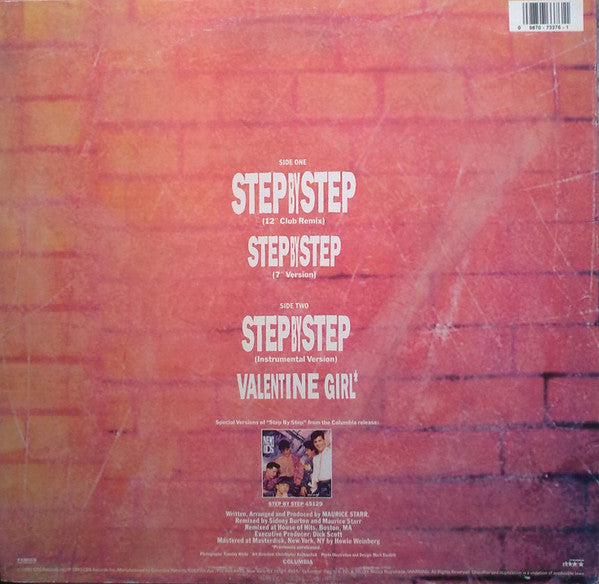 New Kids On The Block : Step By Step (12", Maxi)