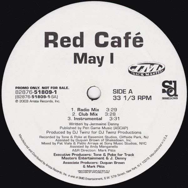 Red Café* : May I (12", Promo)