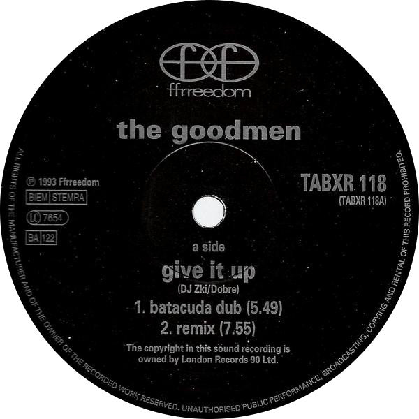 The Goodmen* : Give It Up (Remix) (12")