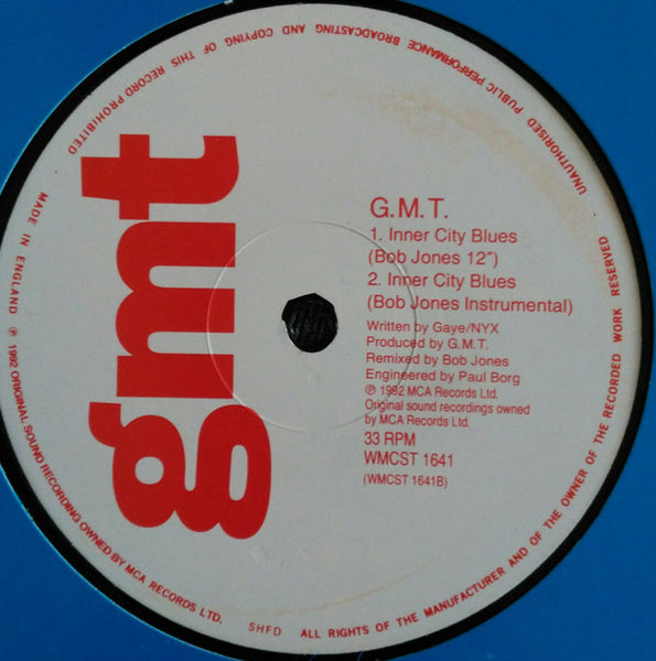 GMT (3) : Inner City Blues (12", Single)