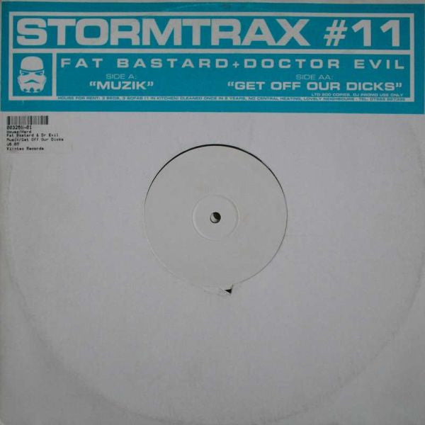 Fat Bastard & Doctor Evil : Muzik / Get Off Our Dicks (12", Ltd, W/Lbl)
