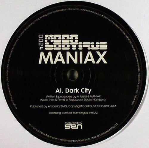 Maniax : Dark City (12")