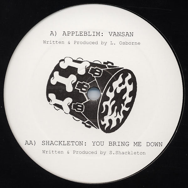 Appleblim / Shackleton : Soundboy's Ashes Get Chopped Out And Snorted (12")