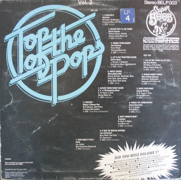 Various : Top Of The Pops Vol. 2 (LP, Comp)