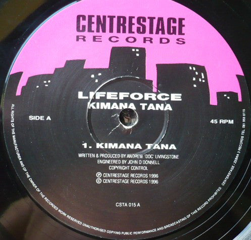 Lifeforce : Kimana Tana (12")