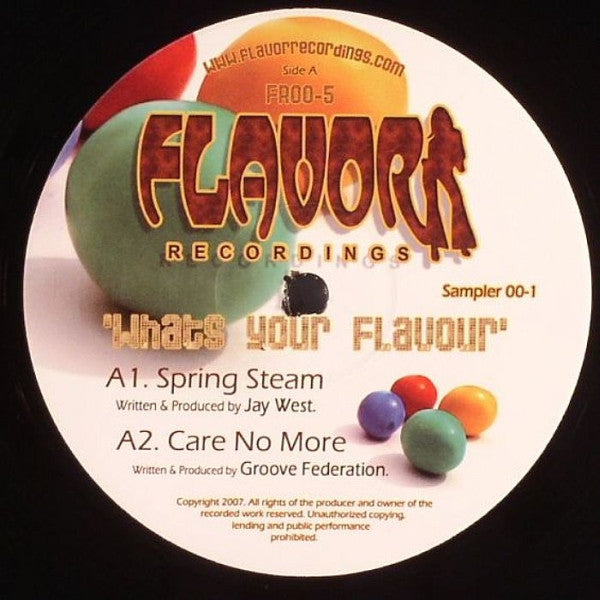 Various : Whats Your Flavor (12", Smplr)