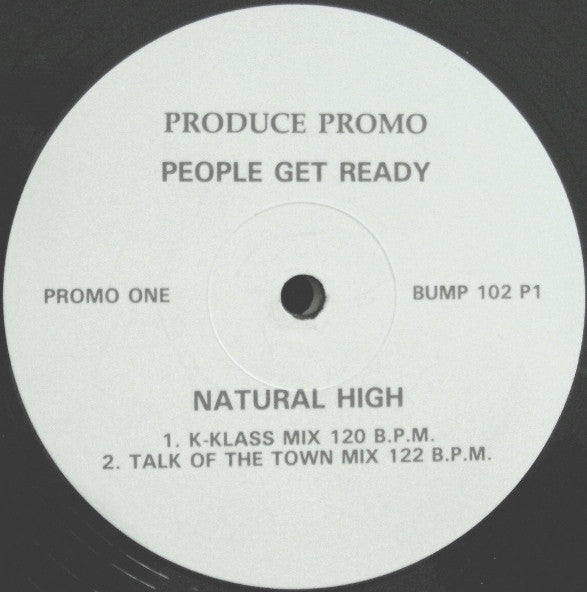 People Get Ready : Natural High (2x12", Promo)