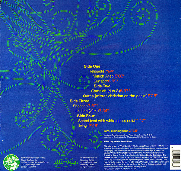 Banco De Gaia : Maya (2xLP, Album)