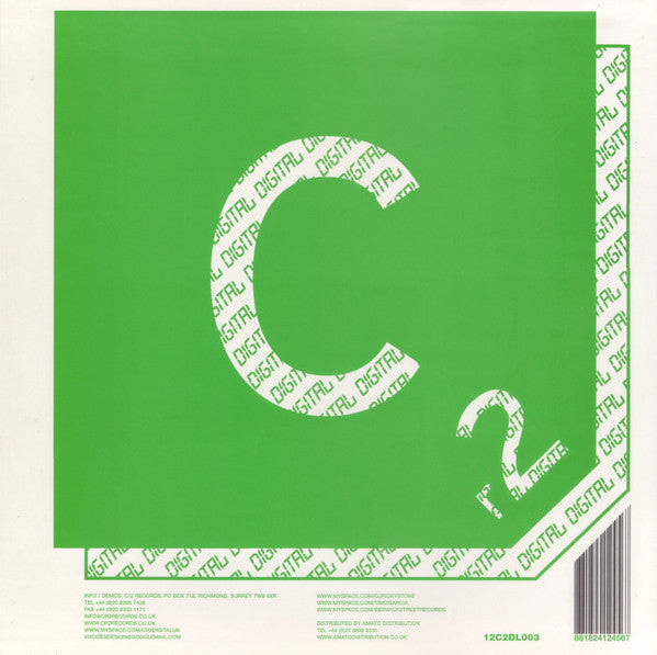 Ricky Stone & Timo Garcia / Mono (2) : Control The Universe / Make A Difference (12", Ltd, Promo)