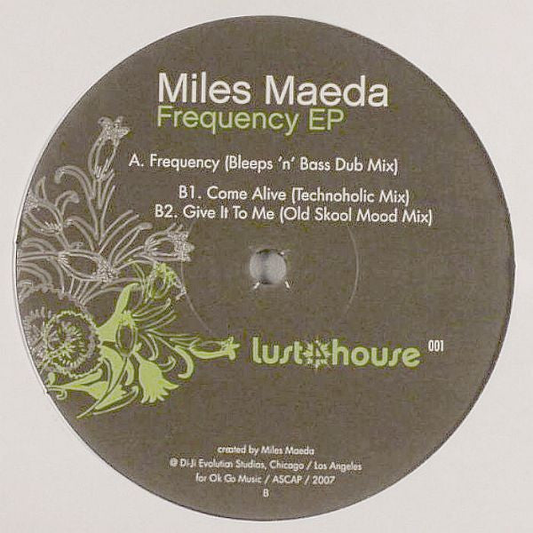 Miles Maeda : Frequency EP (12", EP)