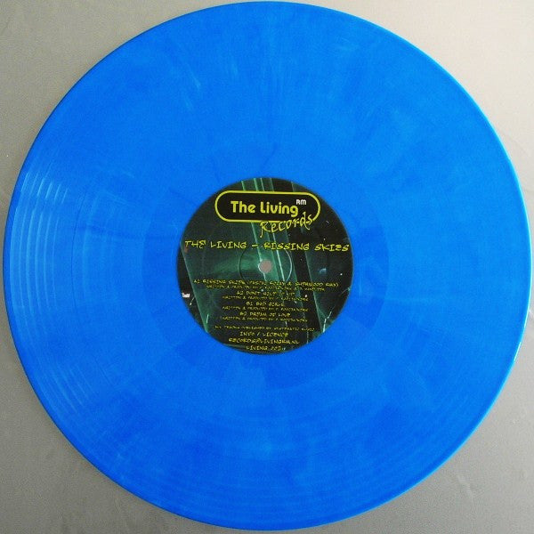 The Living : Rising Skies (12", Blu)