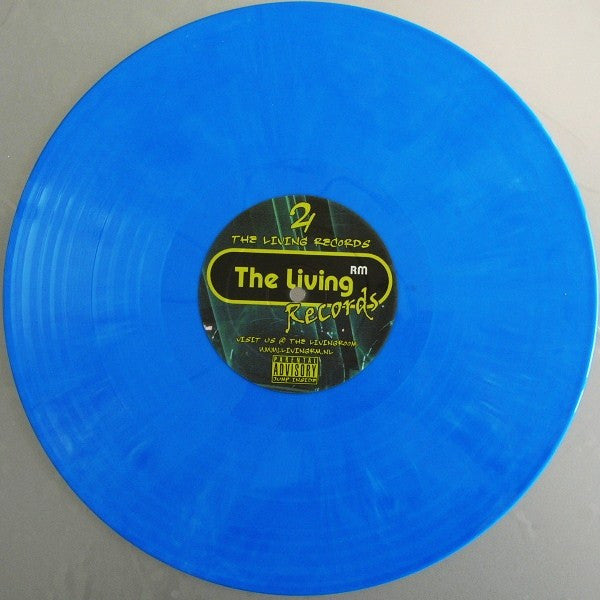 The Living : Rising Skies (12", Blu)