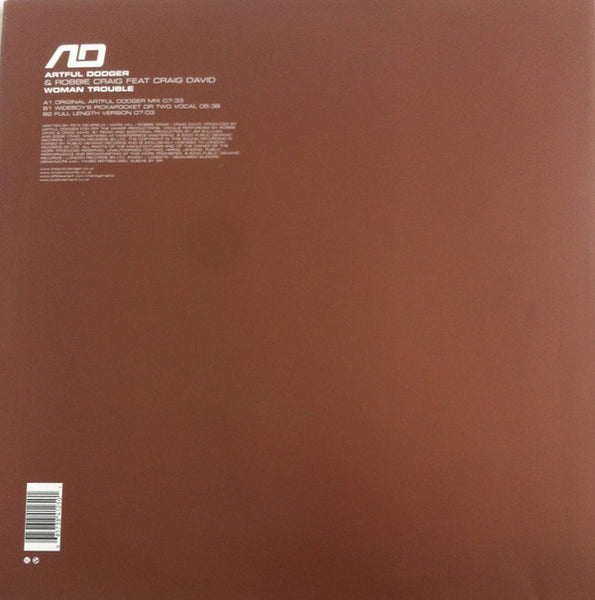 Artful Dodger : Woman Trouble (12")