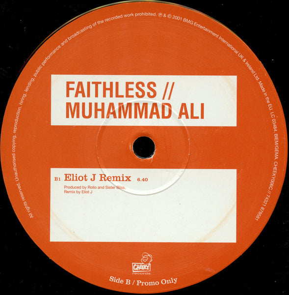 Faithless : Muhammad Ali (12", Single, Promo)