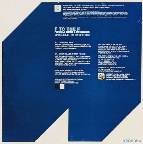 F To The F : Wheels In Motion (12")