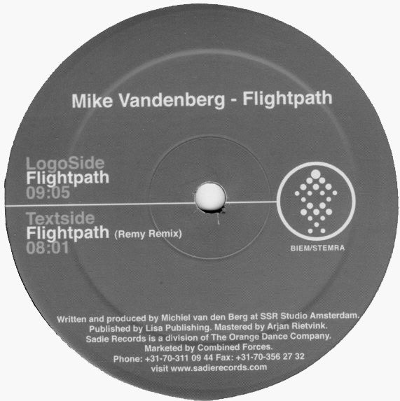 Mike Vandenberg : Flightpath (12")