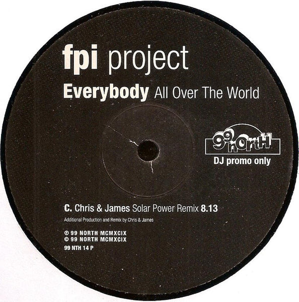 FPI Project : Everybody (All Over The World) (2x12", Promo)