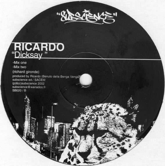 Ricardo (13) : In Afrika / Dicksay (12")