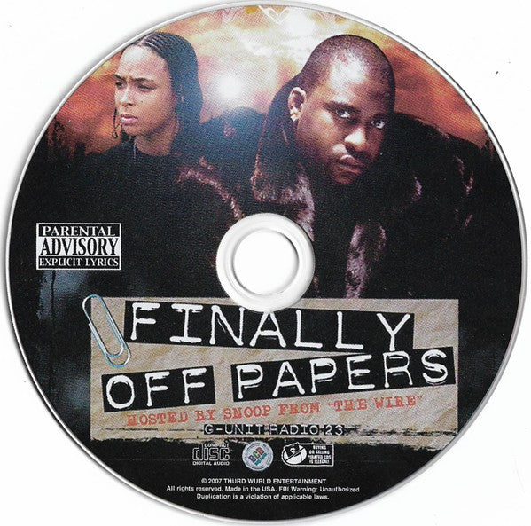 DJ Whoo Kid & Tony Yayo : Finally Off Papers   G Unit Radio 23 (CD, Mixtape)