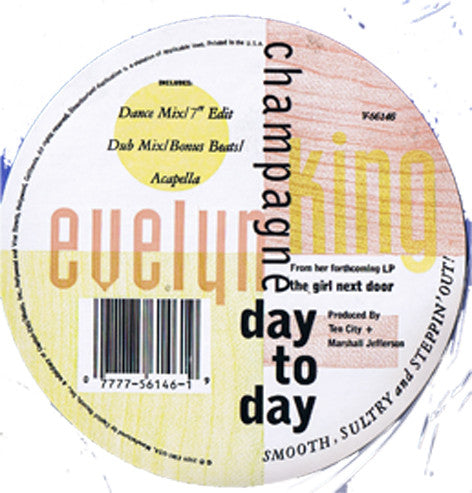 Evelyn "Champagne" King* : Day To Day (12", Single)