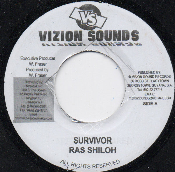Ras Shiloh / Alabama (3) : Survivor / See Them Watching (7")