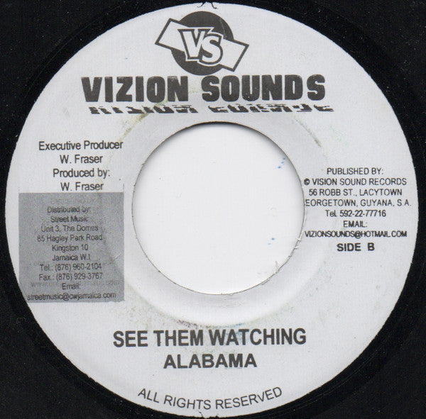 Ras Shiloh / Alabama (3) : Survivor / See Them Watching (7")