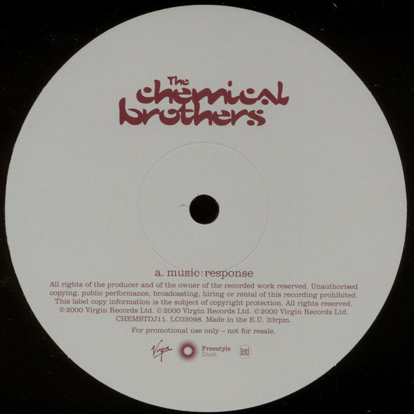 The Chemical Brothers : Music:Response (3x12", EP, Ltd, Promo, 180)