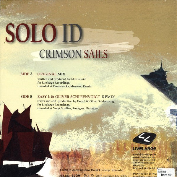 Solo Id : Crimson Sails (12")