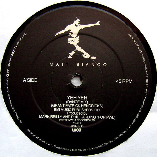 Matt Bianco : Yeh Yeh (12")