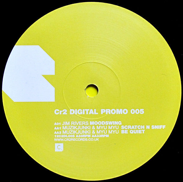 Jim Rivers / Muzikjunki & Myu Myu : Moodswing / Scratch N Sniff / Be Quiet (12", Ltd, Promo)