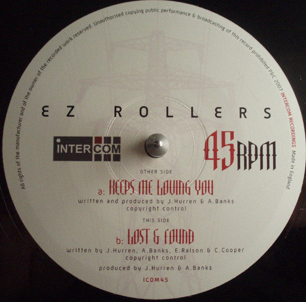 E-Z Rollers : Keeps Me Loving You (12")
