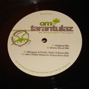 Tarantulaz Feat. Monique Bingham : They Forgot It (12")