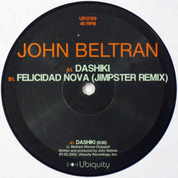 John Beltran : Dashiki (12", Ltd)