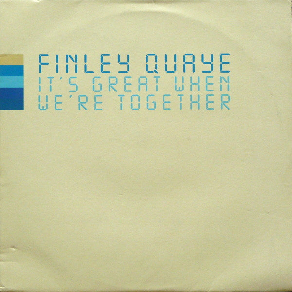 Finley Quaye : It's Great When We're Together (2x12", Promo)