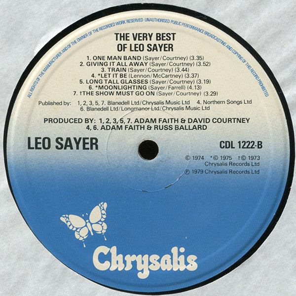 Leo Sayer : The Very Best Of Leo Sayer (LP, Comp)