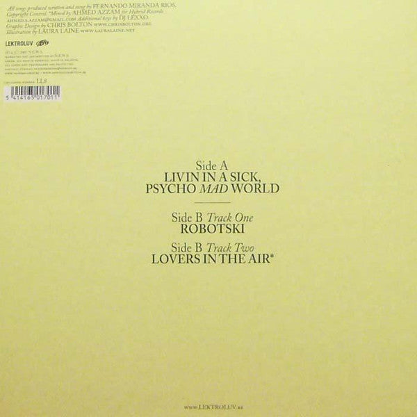 Michoacan : Livin In A Sick, Psycho Mad World EP (12", EP)